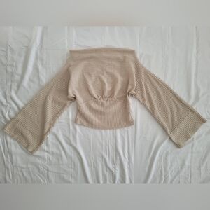 We The Free Cream Knit Top